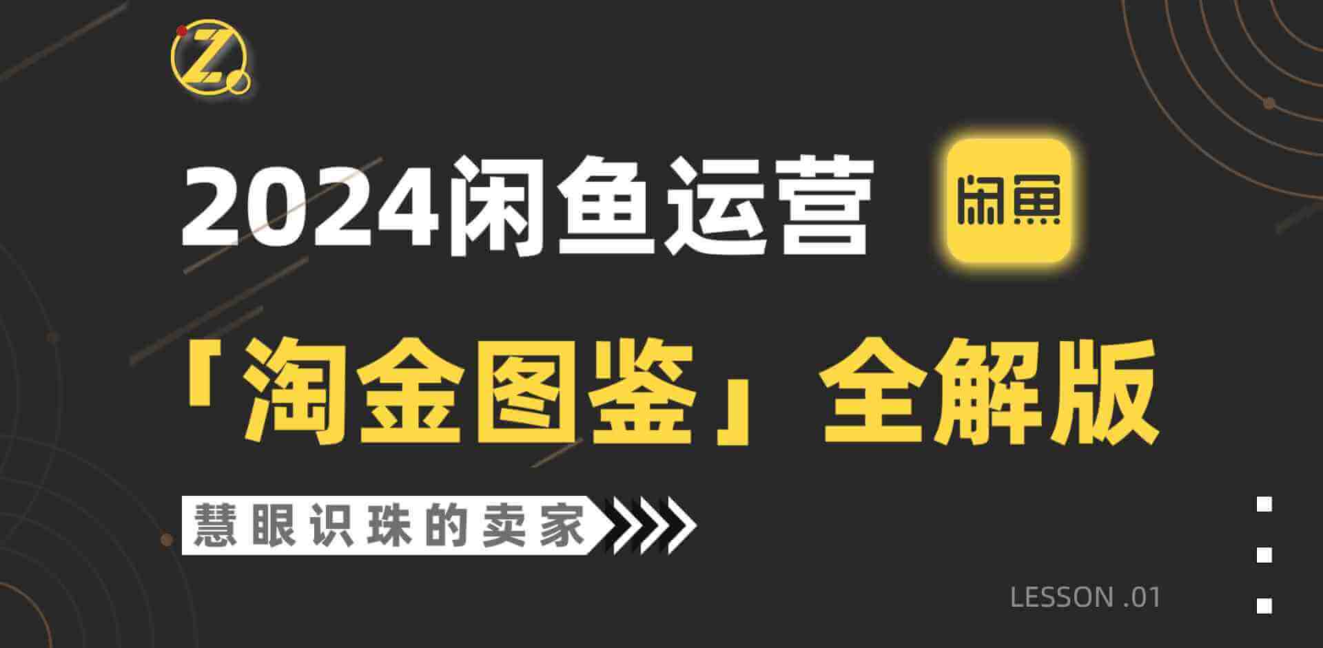 2024闲鱼运营，【淘金图鉴】全解版-项目创薪