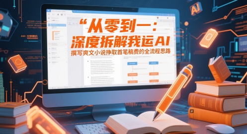 从零到一：深度拆解我运用AI撰写爽文小说挣取首笔稿费的全流程思路-项目创薪