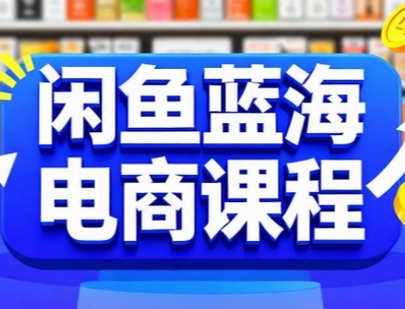 闲鱼蓝海电商课程，手把手助你快速上手，轻松实现闲鱼稳定盈利-项目创薪
