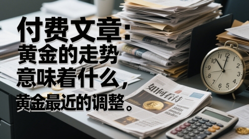 付费文章：黄金的走势意味着什么，如何看待黄金最近的调整-项目创薪