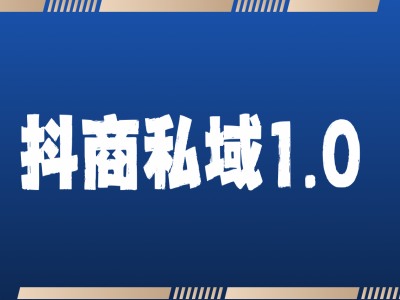 抖商服务私域1.0，抖音引流获客详细教学-项目创薪