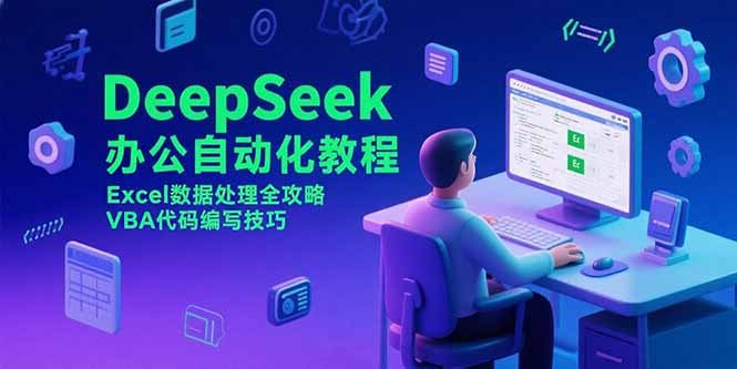 DeepSeek办公自动化教程，Excel数据处理全攻略，VBA代码编写技巧-项目创薪