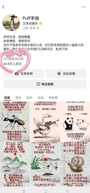 Puff手绘视频号分成项目，三天过分成计划，简单易上手，适合新手-项目创薪