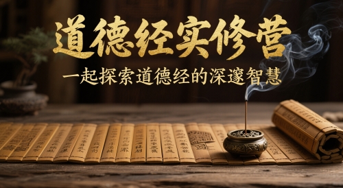 道德经实修营，一起探索道德经的深邃智慧-项目创薪