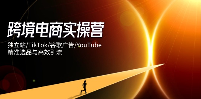 跨境电商实操营：独立站/TikTok/谷歌广告/YouTube，精准选品与高效引流-项目创薪