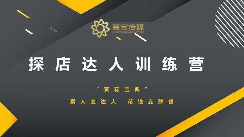探店达人训练营，素人变达人，花钱变赚钱-项目创薪