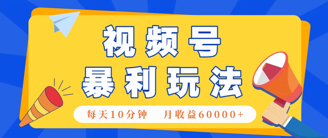 视频号AI赚钱法，每天只需10分钟，月入6万+！(超详细拆解)-项目创薪