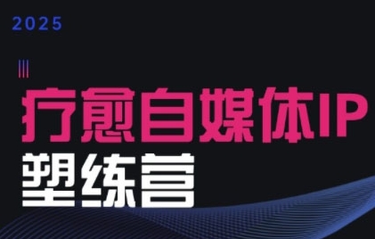 2025治愈自媒体IP训练营，专为疗愈领域从业者打造-项目创薪