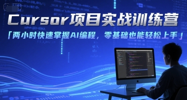 Cursor项目实战训练营，两小时快速掌握AI编程，零基础也能轻松上手-项目创薪