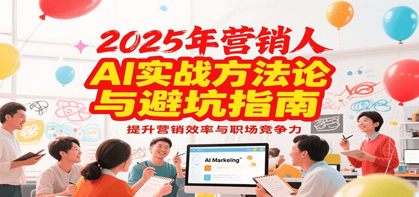 2025年营销实战方法论与避坑指南，利用AI提升营销效率与职场竞争力-项目创薪