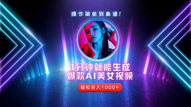 2025年最强副业：用AI做短视频，从零开始打造爆款账号！-项目创薪
