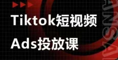 Ads视频投放课，tiktok短视频广告投放课-项目创薪