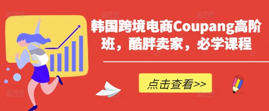 韩国跨境电商Coupang高阶班，酷胖卖家，必学课程-项目创薪