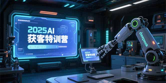 2025AI获客特训营，AI图文视频全制作，deepseek工具实操教学-项目创薪