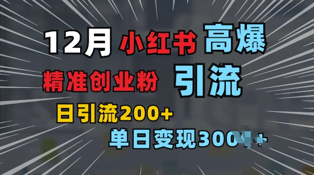 小红书一张图片“引爆”创业粉，单日+200+精准创业粉 可筛选付费意识创业粉【揭秘】-项目创薪